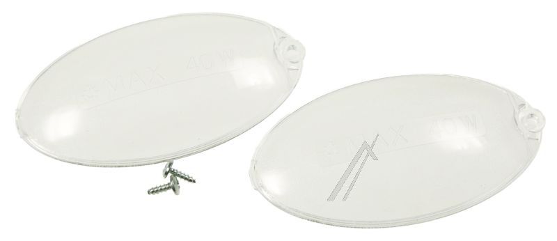 9188065409 C00894044 DIFFUSORE VETRO PLAFONIERA CAPPA 2 PZ. BEKO/GRUNDIG/ARCELIK