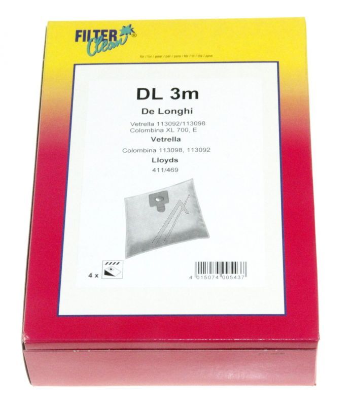 Sacchetti per aspirapolvere DELONGHI FL0075-K
