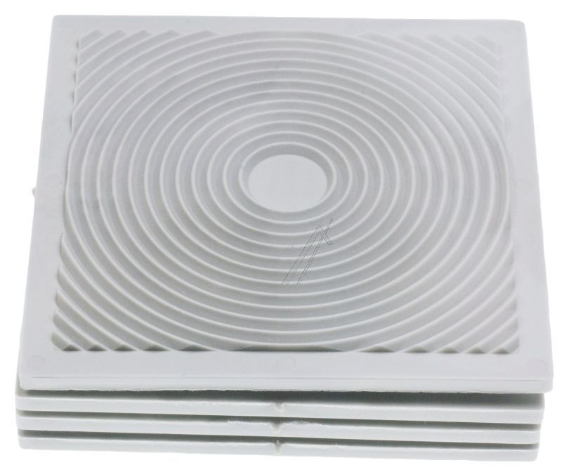 TAMPONE ANTIVIBRAZIONE IN GOMMA 8X8 CM, 4 PZ HAROPLAST