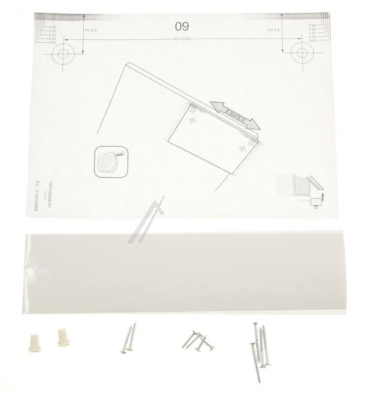 C00481360 488000481360 Kit installazione 45/60 cm Hotpointariston