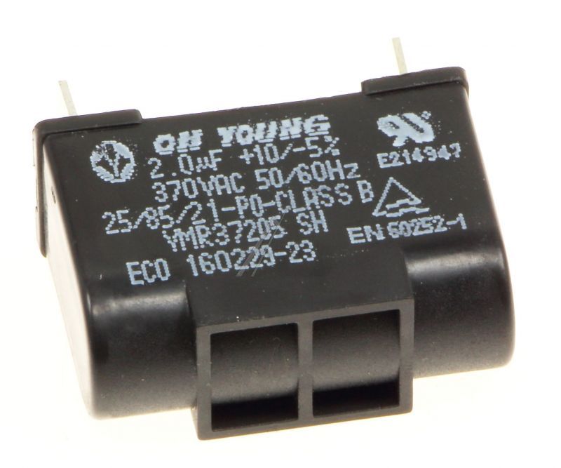 3H01487G Condensatore 2µF 370/400V 50Hz 27mm, 38.32µF 370/400V 50Hz 27mm Lg