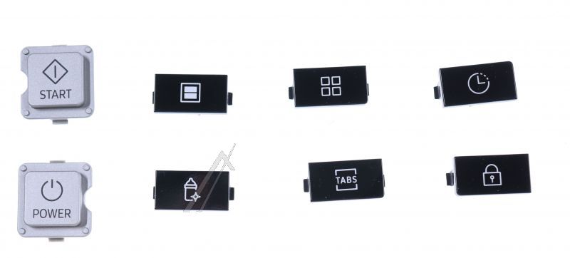 DD82-01520A Kit pulsanti DW5500MM argento Samsung DD8201520A