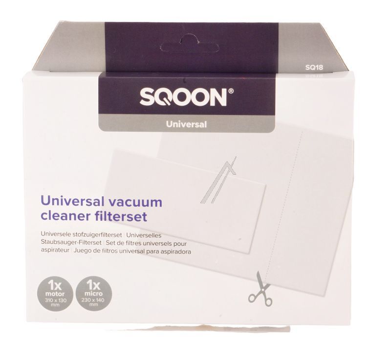 S0157 Kit filtri (filtro motore + microfiltro) universale per aspirapolvere Miele