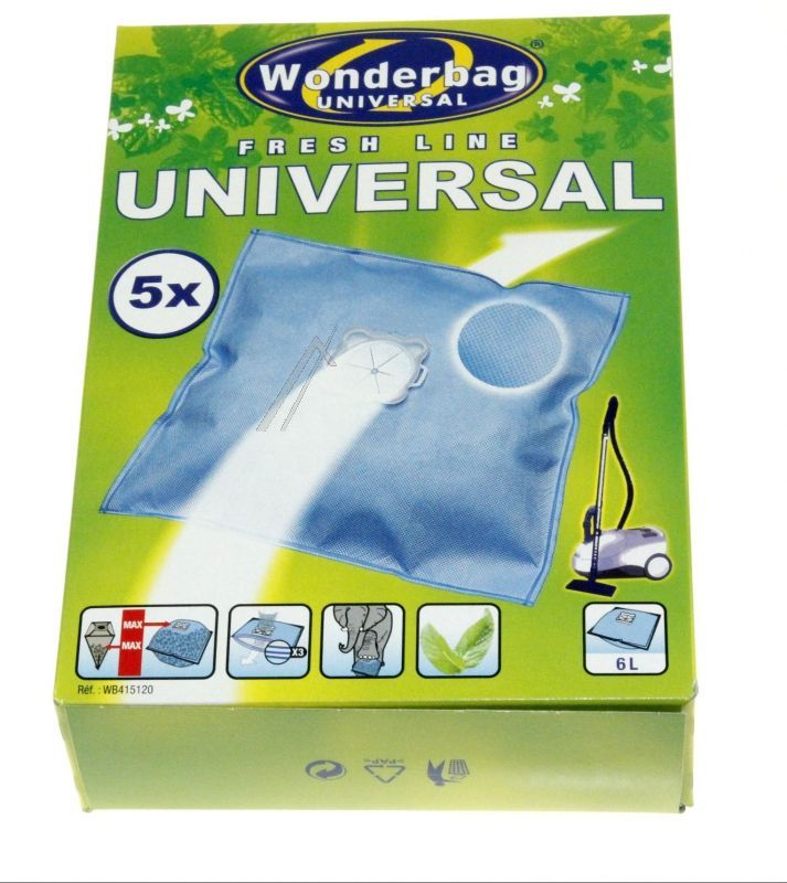 WONDERBAG WB415120 Sacchetti Wonderbag Fresh Line (x5) Miele
