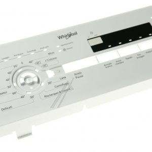 C00521607 488000521607 Pannello frontale bianco WH/IT/1200/6kg E1 Core Print Whirlpool