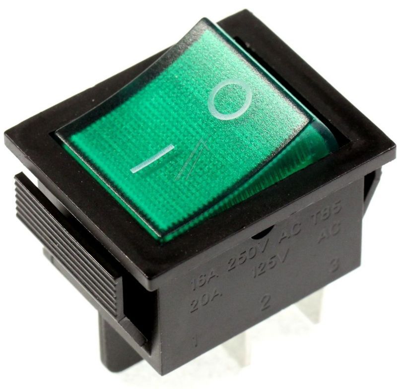 Interruttore 2 poli illuminato 16A/250V 22×30 Electrolux