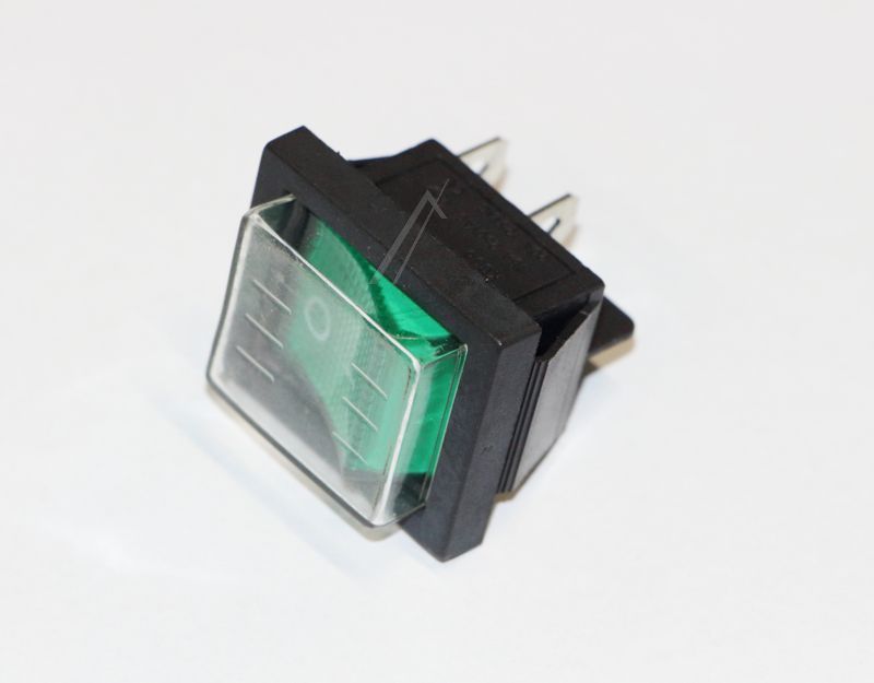 Interruttore a bilanciere 2 poli verde Electrolux