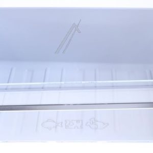 4640244100 C00882772 Cassetto verdura BIOF2 stampa ornamentale bianco trasparente Smeg