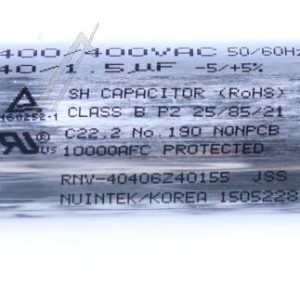 2501-001199 Condensatore C-Oil 40/1.5µF 400VAC BK 63x75mm 20.6 Samsung 2501001199