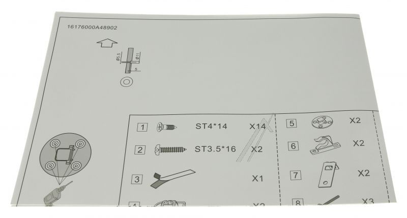 DD81-02969A Manuale di installazione DW60M6070IB Samsung DD8102969A