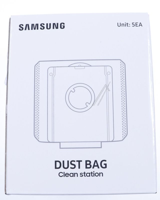 VCA-ADB90/VT Sacchetti aspirapolvere 2,0 L per VCA-SAE903/904, 5 pz./confezione Samsung VCAADB90VT