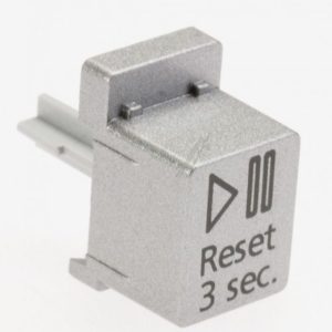 1757040400 C00881538 Pulsante Start-Stop stampato inox Clad F5 Beko