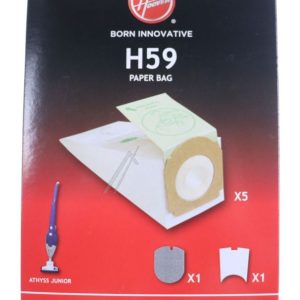 H59 35600279 Sacchetti filtro H59 5 pz Hoover