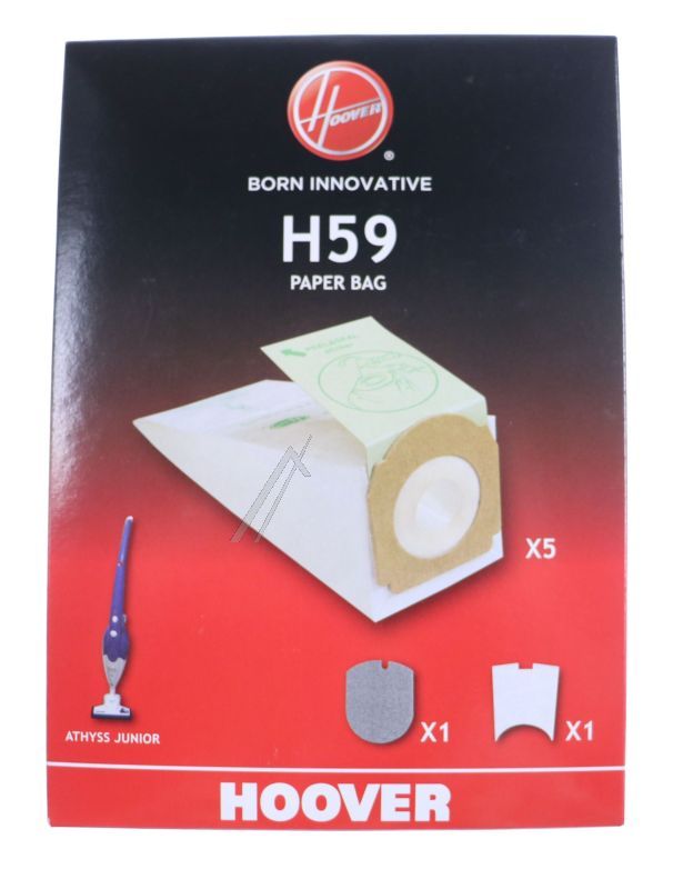 H59 35600279 Sacchetti filtro H59 5 pz Hoover