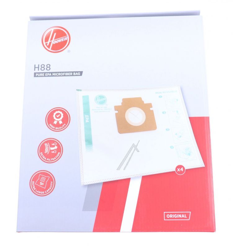 H88 35602717 Sacchetti filtro aspirapolvere Hoover