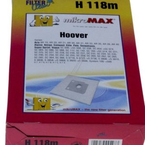 H118M FL0010-K Sacchetti filtro Micromax Hoover FL0010K