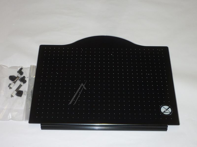 C00053199 482000026847 Kit coperchio vetro piano cottura C6H nero Ariston