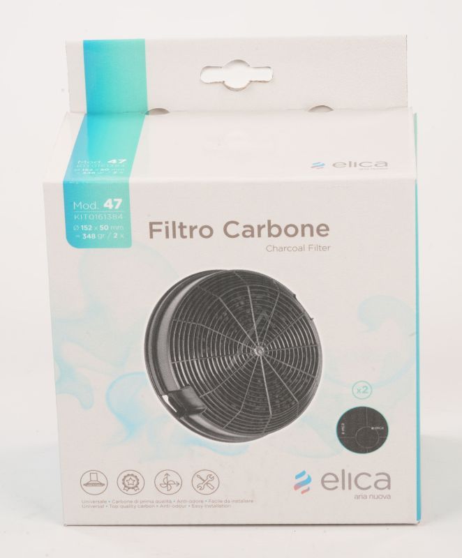 KIT0161384 Filtro a carbone mod.47 per ELICA 2 pz