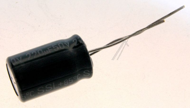 2401-002598 Condensatore elettrolitico alluminio 220µF 20% 50V 10×16,5 Samsung 2401002598