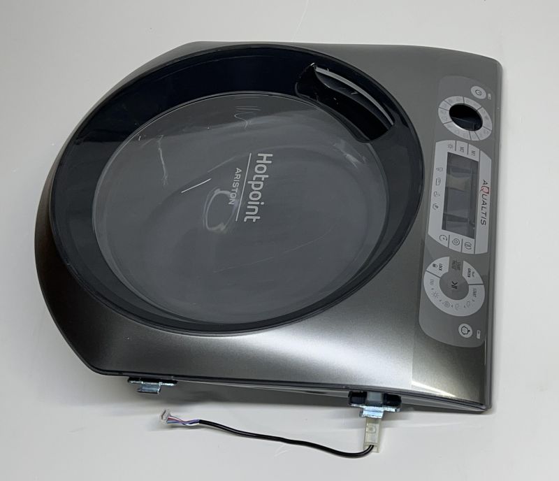 C00653780 488000653780 Oblò completo LCD NPRA04 WD A argento Hotpointariston