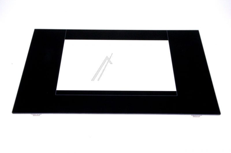 C00093338 482000027962 Vetro porta forno nero con squadrette Ariston