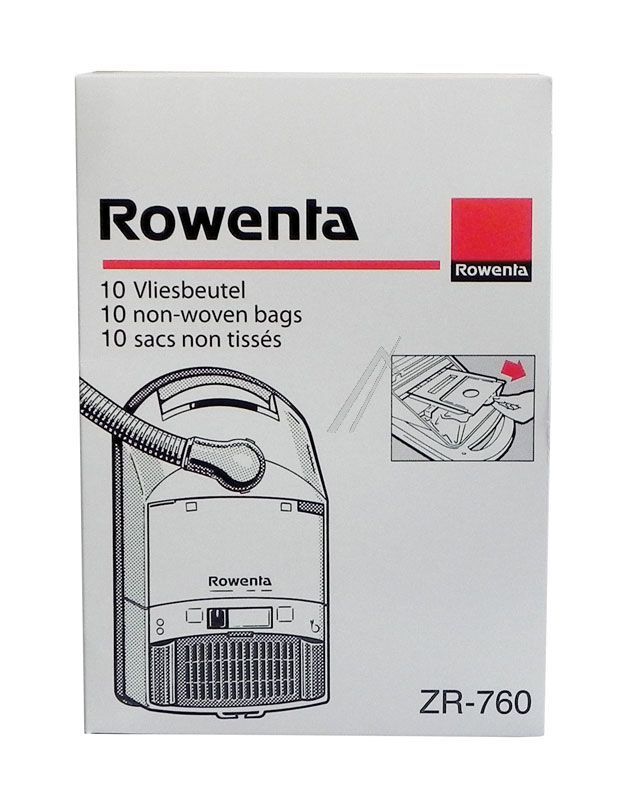 ZR760 Sacchetti filtro aspirapolvere 10 pz. Delonghi