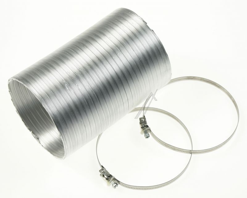 KIT0094727 Tubo flessibile in alluminio Ø125 mm con 2 fascette Elica