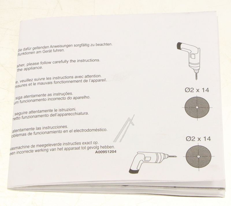 140009512041 Dima di foratura per incasso F5531 Electrolux