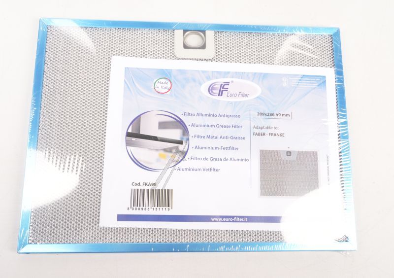 FKA98 Filtro metallico antigrasso alternativo per FABER 1.330.395.386