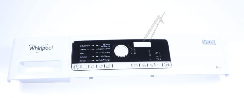 C00447036 481010776132 Pannello comandi con maniglia cassetto Whirlpool