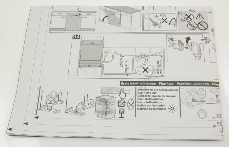 140002854937 Istruzioni montaggio frontale anta completa lavastoviglie Electrolux