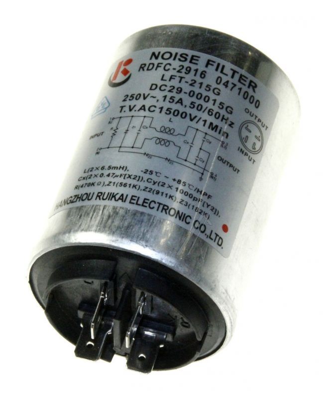 DC29-00015G Filtro EMI LFT-215G 250V 15 5353*97 50/ Samsung DC2900015G