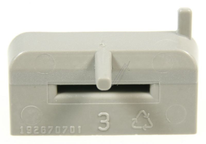 1926707017 Pulsante argentato rettangolare Electrolux