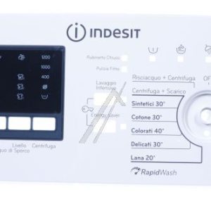 C00648371 488000648371 Pannello frontale BTW B7220P IT/N stampato Indesit