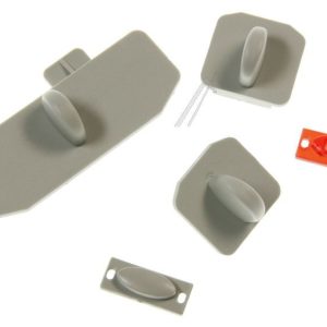 133.0064.075 Kit 3 interruttori SMART 3V/EL con spia e tasto STOP Faber 1330064075