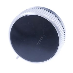 42227850 Pomello adattatore programma GR/T/G nero effetto acciaio K6 Smeg