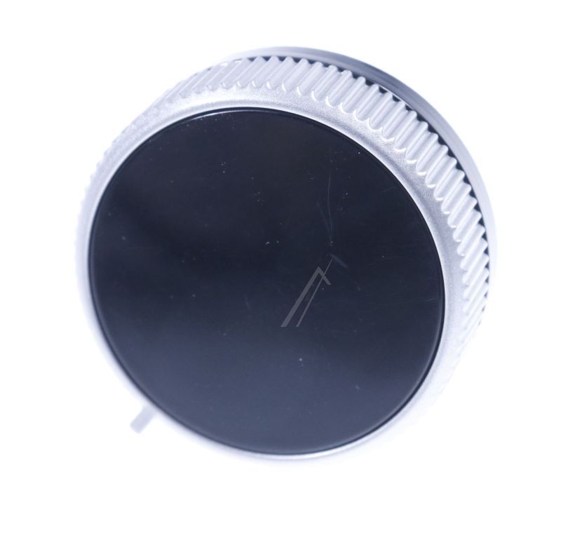 42227850 Pomello adattatore programma GR/T/G nero effetto acciaio K6 Smeg