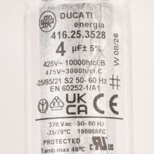 133.0060.896 Condensatore 4µF 400V 10000 ore P2 Ikea 1330060896