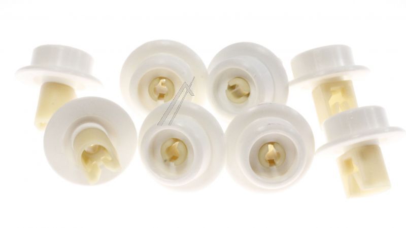 50279059005 Kit 8 ruote per cestello inferiore, bianco, 45 Rex
