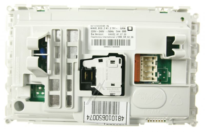 C00444319 481010650074 Scheda elettronica programmata Wave Whirlpool