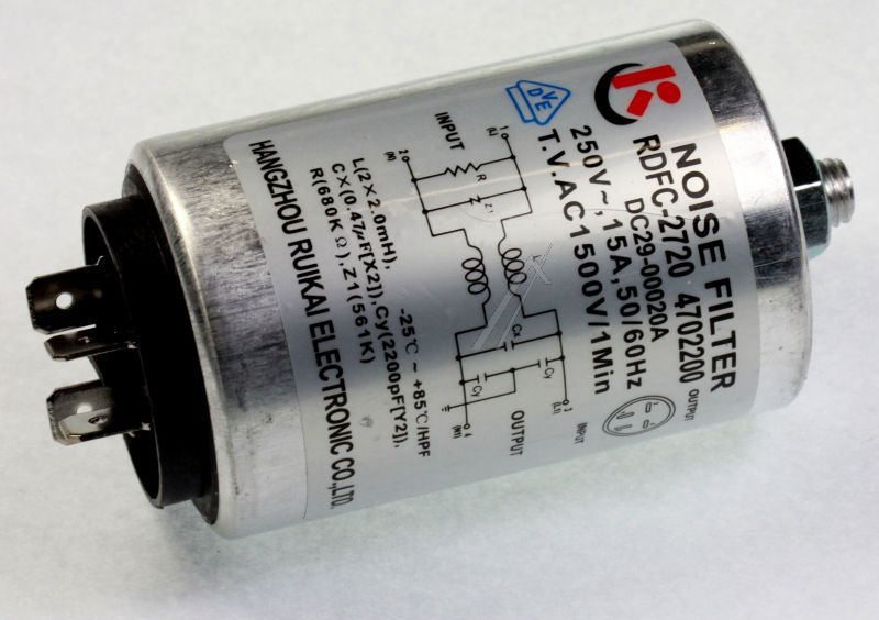DC29-00020A Filtro EMI RDFC-2720 VOLGA BLDC PJT 250V Samsung DC2900020A