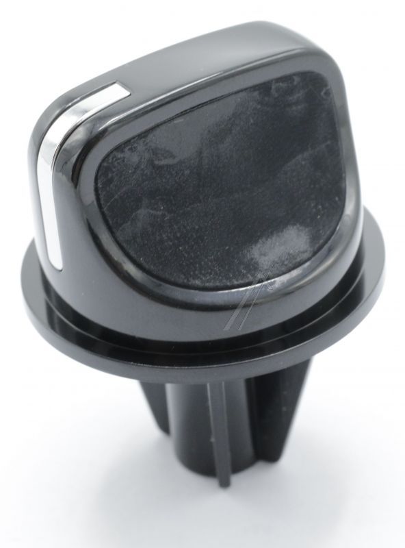 7311814258 Manopola nera con inserto cromato EO14902 Delonghi