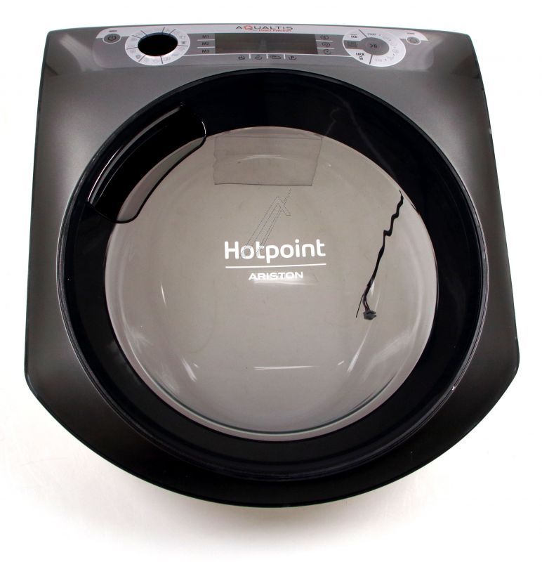 C00294412 482000032037 Oblò completo AQD DI PRA107 EU argento PMT Hotpointariston