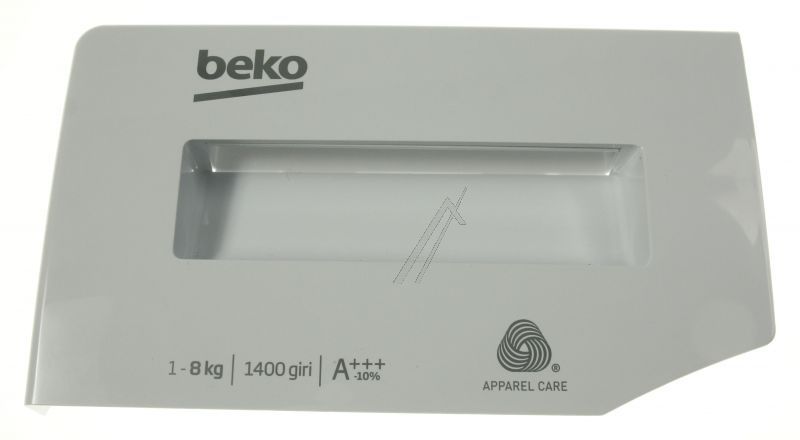 2420709621 C00902166 Pannello frontale cassetto detersivo grigio Beko