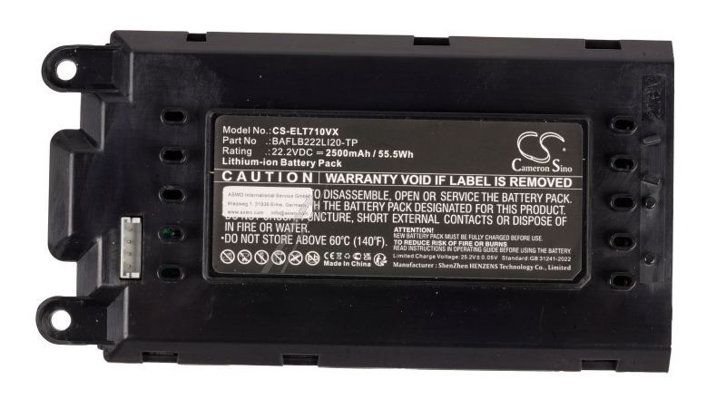 22,2V-2000MAH Batteria Li-Ion alternativa per Electrolux