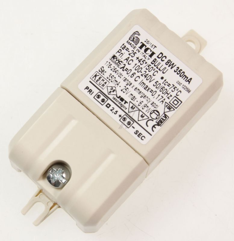 2023BX Trasformatore alimentazione lampade 24VDC 350mA 6W V0(BULL/U) Elica