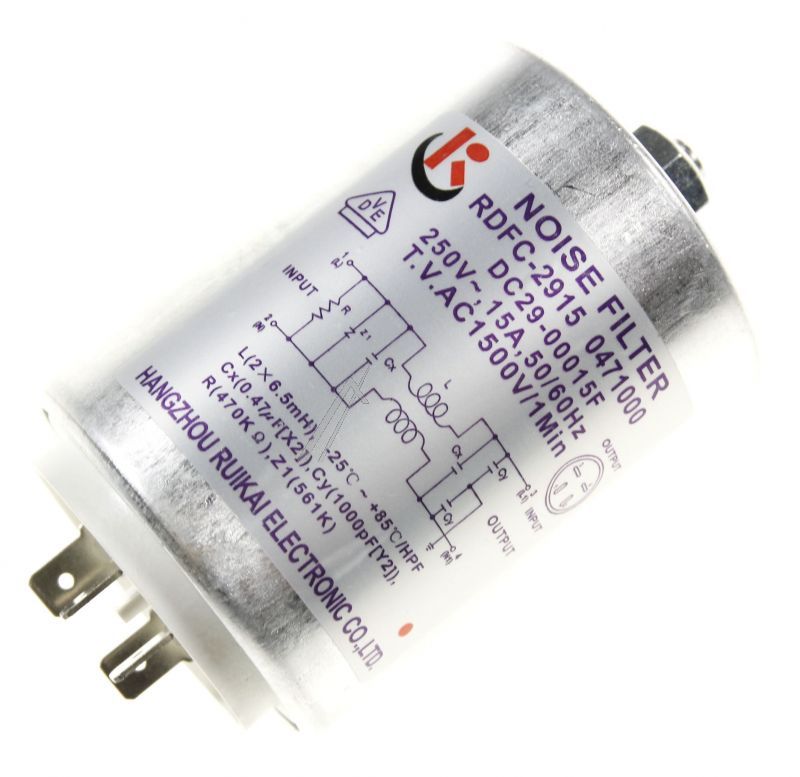 DC29-00015F Filtro EMI LFT-215K-2 Scout-PJT 250VAC 1 Samsung DC2900015F
