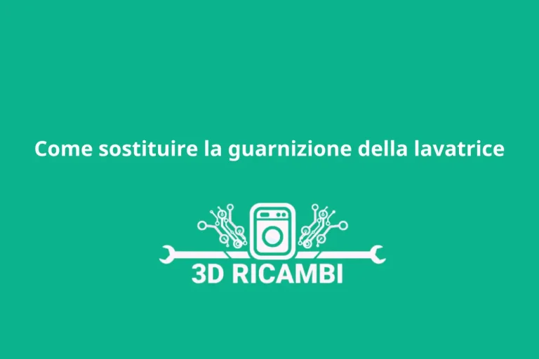 Come sostituire la guarnizione della lavatrice: Guida Completa