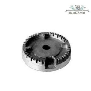 Bruciatore alluminio semirapido 1 foro per piano cottura ariston indesit b0240