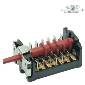 Commutatore 6+ 0 posizioni per forno candy hoover zerowatt 39cu616